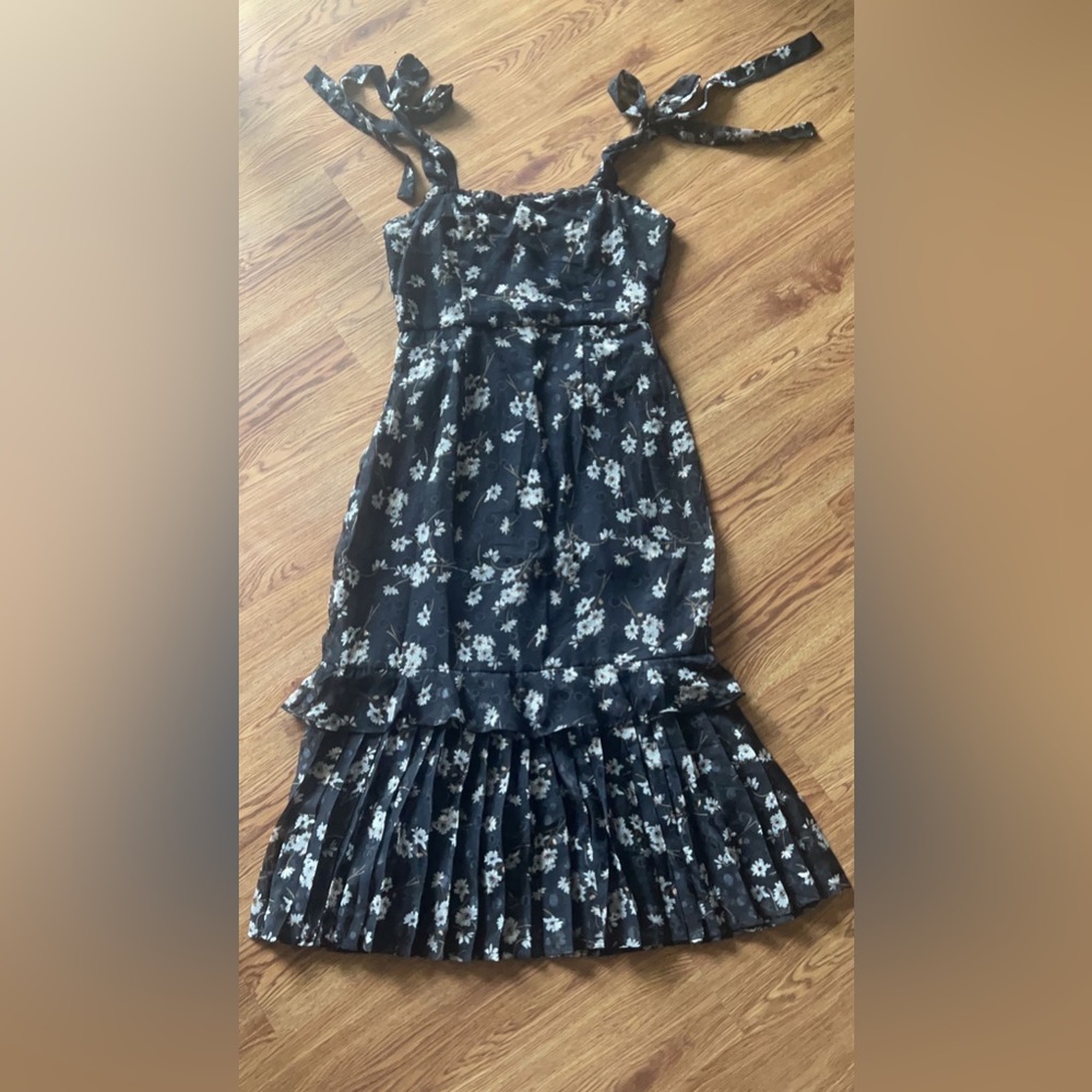 LULUS Floral Midi Dress
